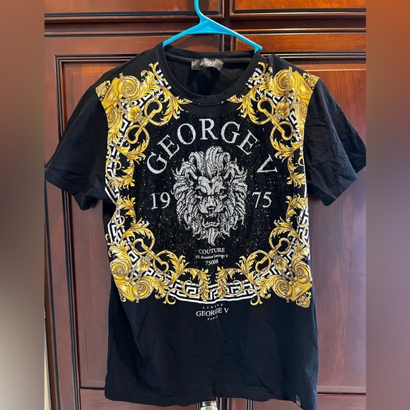 Avenue George V Paris Other - Avenue George V Paris - GV Leo Tee - Black (GV2502) Bling - L